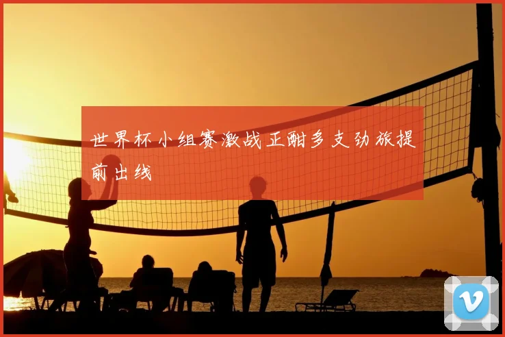 世界杯小组赛激战正酣多支劲旅提前出线